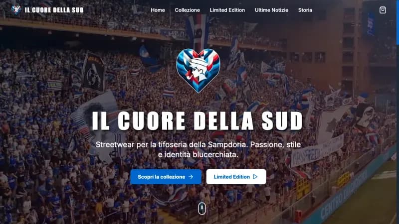 Homepage di Il Cuore della Sud